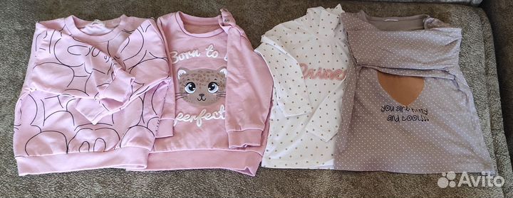 Детские вещи на девочку пакетом 80-86р