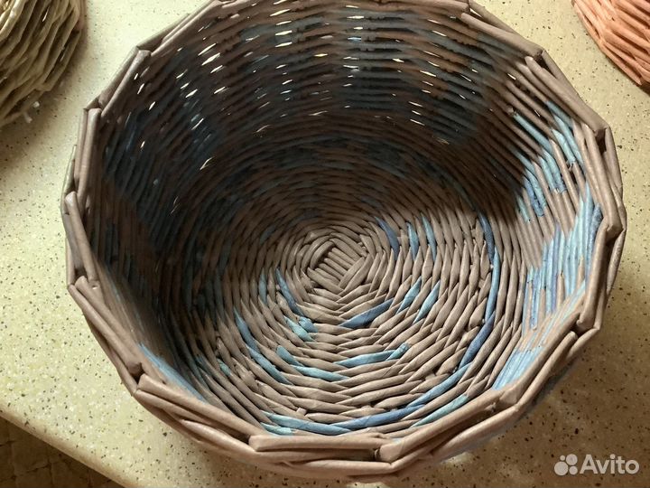 Корзина плетеная ручная работа