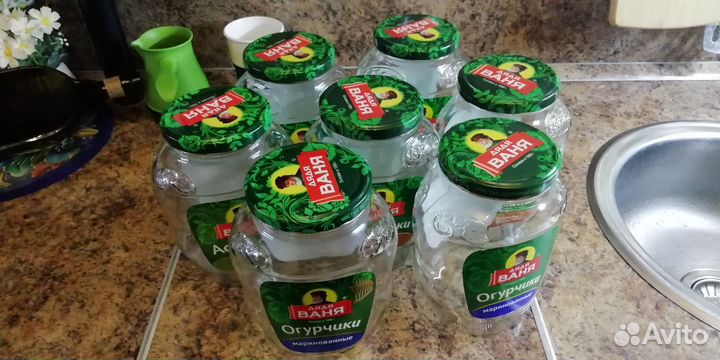 Стеклянная банка 3л. 2л. 1.8л. 1.5л. 1л. 0.7л.0.5л