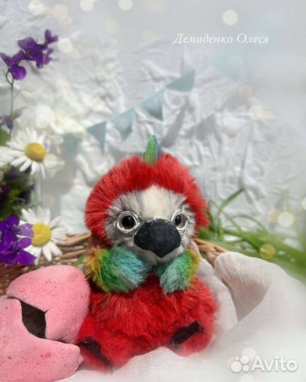 Попугай ара, игрушка