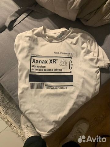 Футболка xanax (паша техник) купить в Санкт-Петербурге с доставкой ...