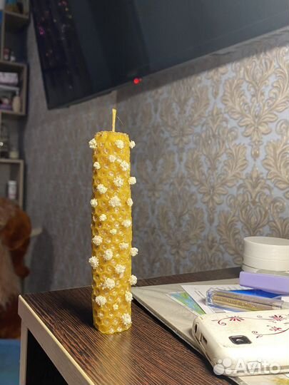 Свечка ручной работы