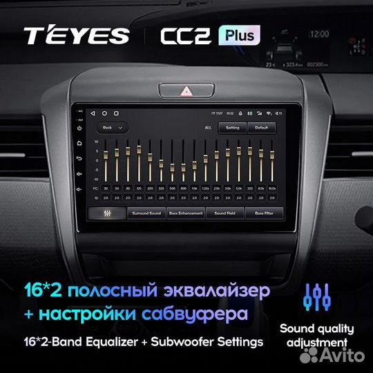 Магнитола Teyes CC2 plus 3/32 4G Qled Honda Freed