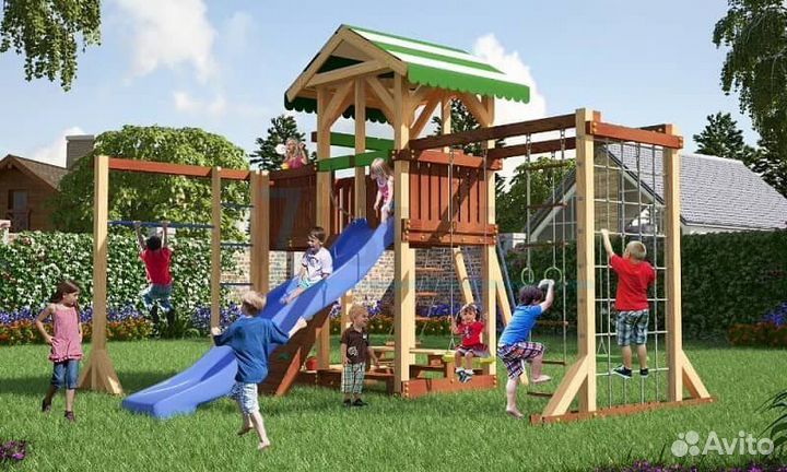 Детская игровая площадка уличная Савушка 15