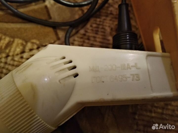 Микрофон динамический мд-200-iiia-L, СССР