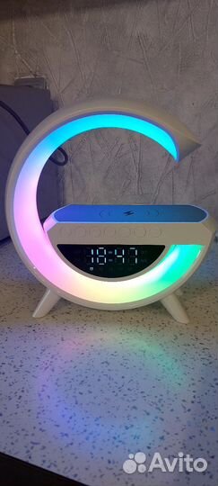 Беспроводная зарядка, ночник, блютуз колонка