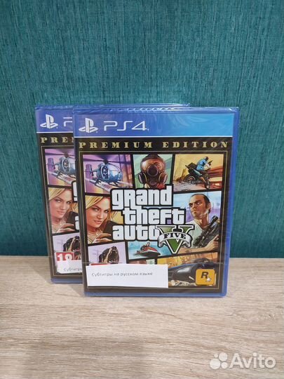 Игра для PlayStation 4 GTA 5 (PS4) На диске. Новая