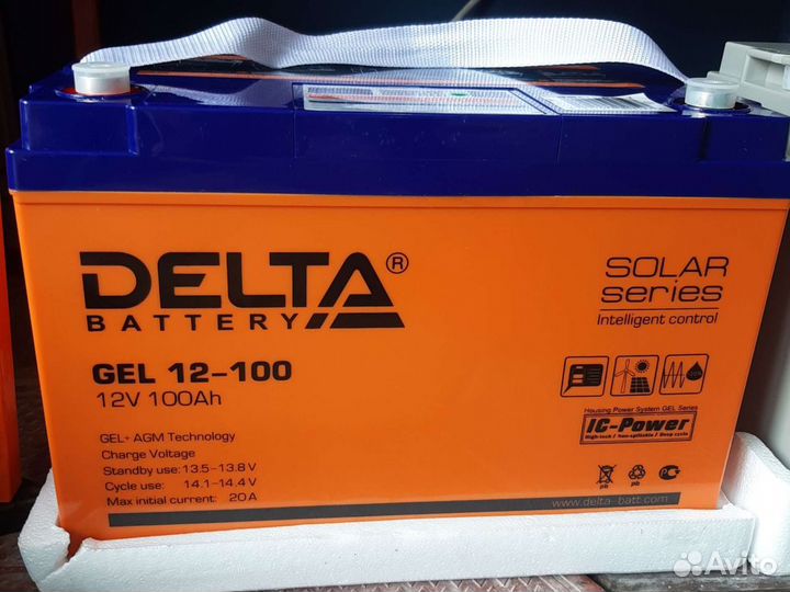 Аккумуляторы delta GEL