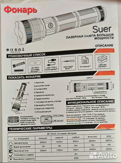 Самый яркий фонарик 