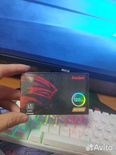 Лот 10шт Новый Kingspec SSD m2 128GB