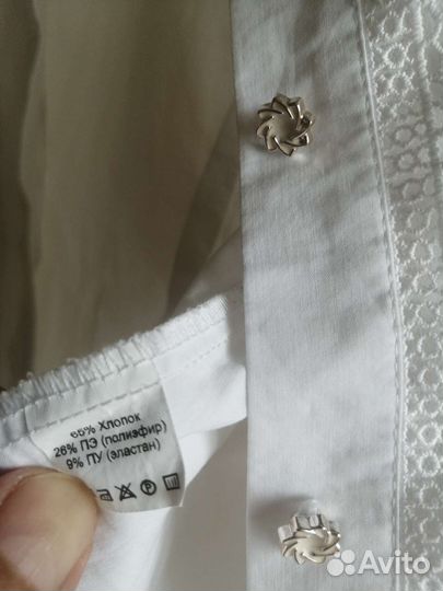 Нарядная блузка на девочку, 134