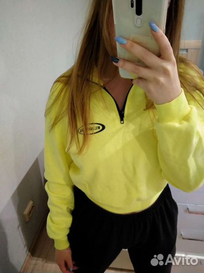 Укороченная толстовка h&m