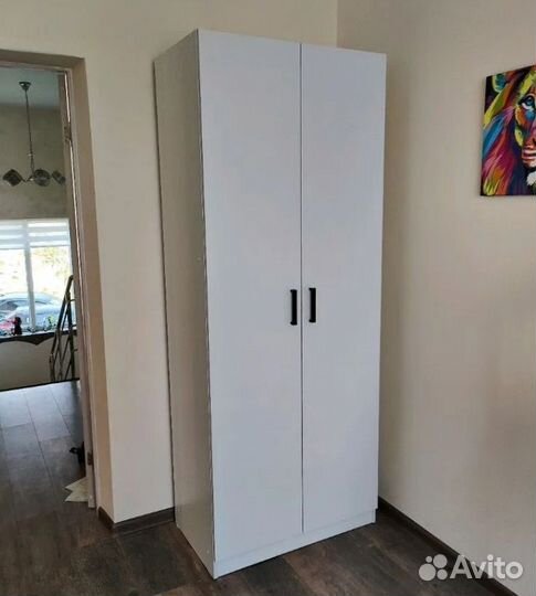 Шкаф Рик платяной белый