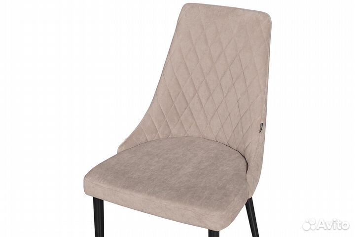 Andre Стул Brendy smoke №04 (латте) /Чёрный ткань