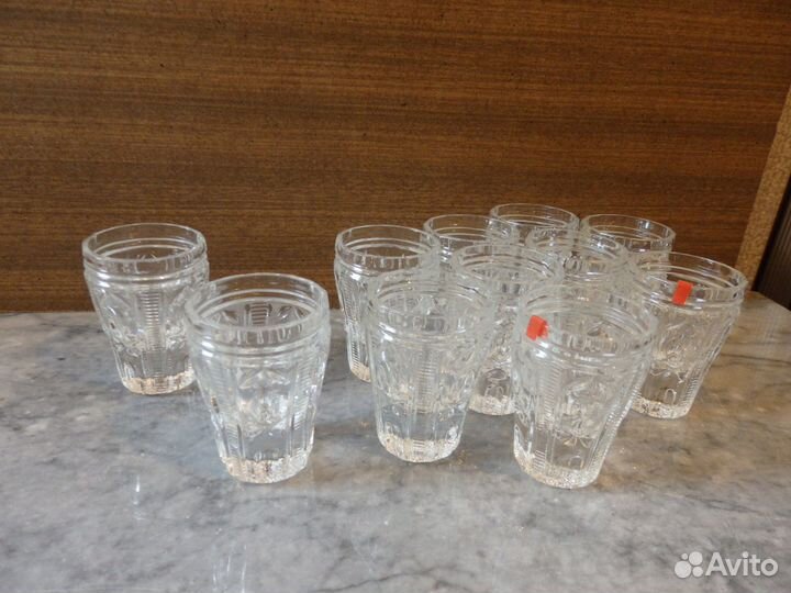 Стопки хрустальные. Объём 30 мл. Цена за 11 шт.: