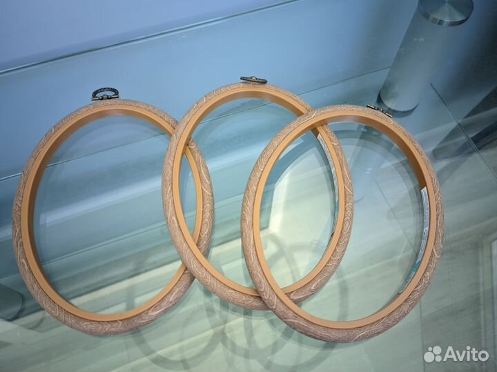 Пяльцы рамка gamma под дерево 13см x 18см новые