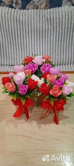 Букеты из мыла, Подарок на 8 марта