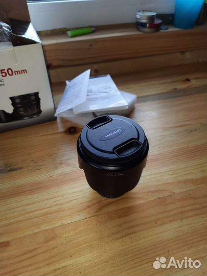 Объектив samyang 50mm 1.5 ef canon
