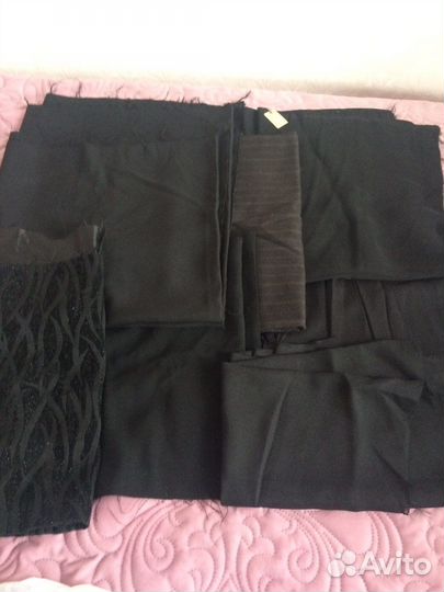 Ткань черная