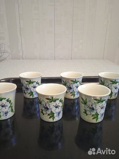 Стопки керамические(набор 6шт.) Винтаж СССР