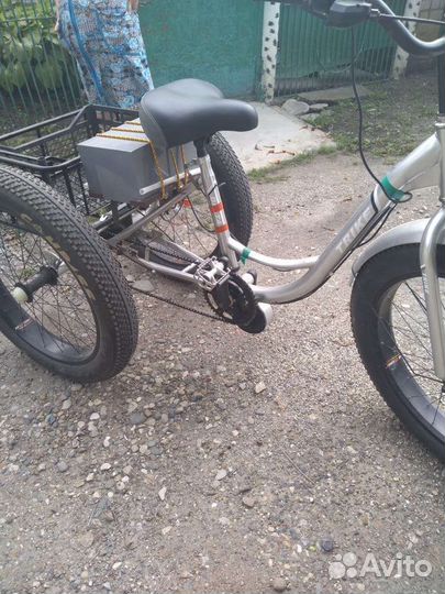Трехколесный Электрофэтбайк
