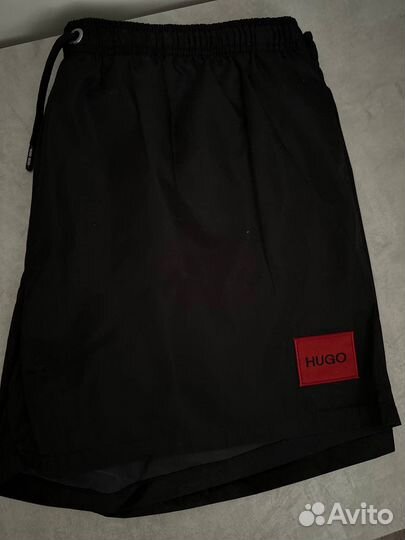 Шорты мужские hugo boss черные