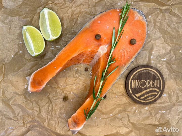 Стейки лосося премиум