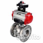 Кран шаровой DN.ru BV3232P(2pc) -FP-F-ISO-H Ду20 Ру40, полнопроходной фланцевый, нержавеющая сталь S