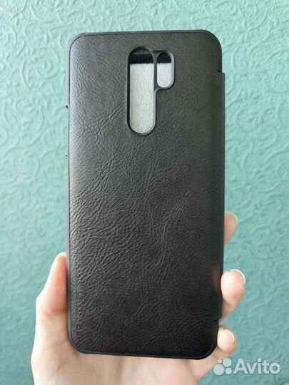 Чехол-книжка из Premium экокожи для Redmi 9