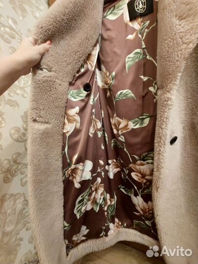 Шуба из натуральной шерсти,тедди 44-46