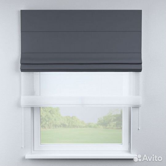 Двойные римские шторы