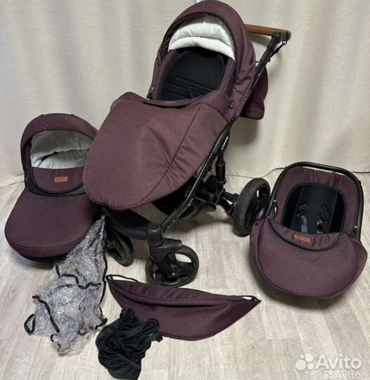 Коляска Verdi Mirage бордо