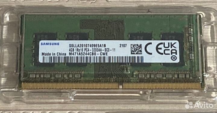 Sodimm DDR4 4gb 3200