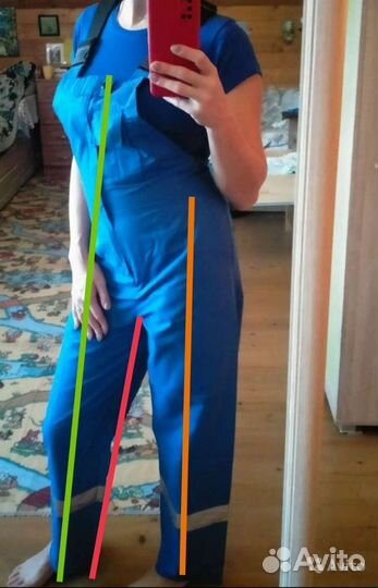 Синий комбенизон спецодежда скорая помощь
