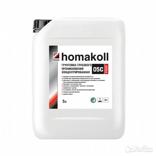 Грунтовка Homakoll 05 С Prof концентрат 10кг
