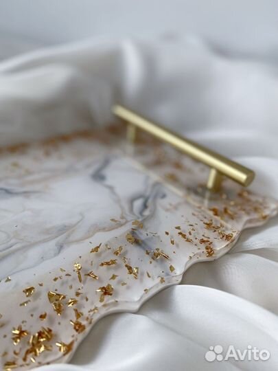 Поднос из эпоксидной смолы