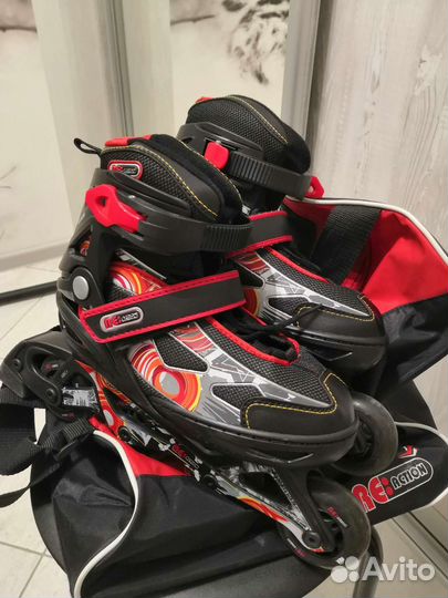 Роликовые коньки детские раздвижные