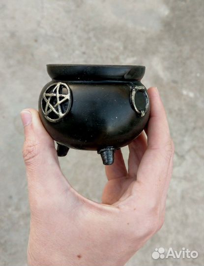 Форма для свечей Ведьмин котелок, ритуальная свеча