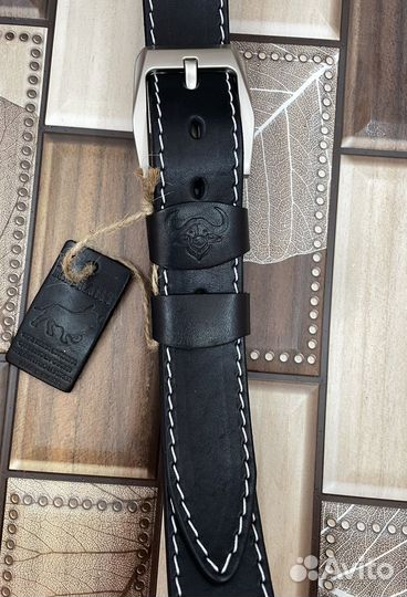 Ремень из кожи буйвола