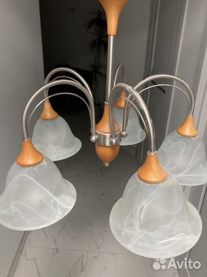 Люстра потолочная подвесная бу