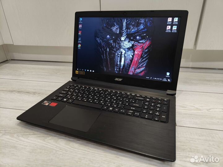 Мощный Ryzen 5 / 8GB / SDD+HDD / FHD / R535 /ак 2ч