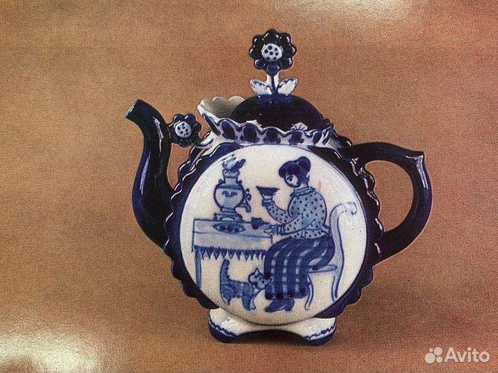 Открытки СССР гжель коллекция