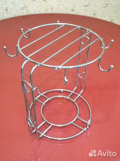 Новая подставка для чашек и блюдец сталь