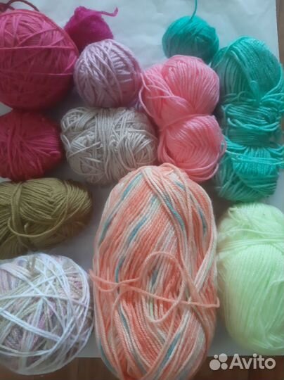 Пряжа акрил пакетом