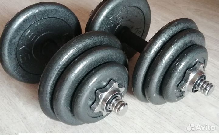 Набор разборных гантелей 2шт по 6кг каждая