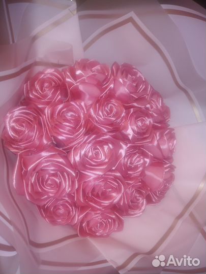 Букет из атласных лент