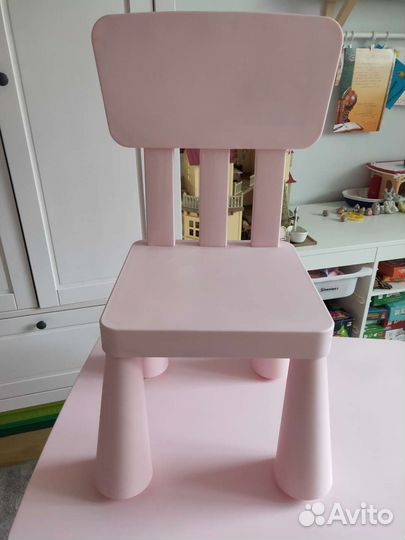 Детский стол и стул Маммут Mammut IKEA икеа