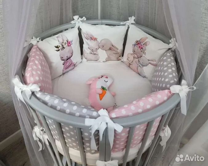 Бортики в кроватку