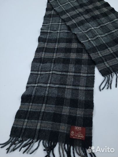 Шерстяной шарф Dents made in England