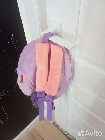 Рюкзак для девочки плюшевый